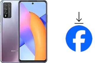 Comment installer Facebook sur un Honor 10X Lite