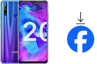 Comment installer Facebook sur un Honor 20 lite