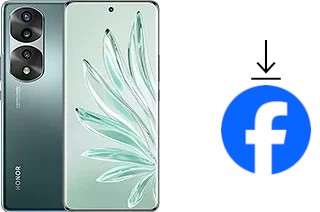 Comment installer Facebook sur un Honor 70 Pro+