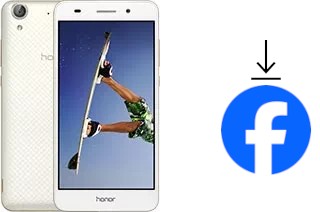 Comment installer Facebook sur un Honor Holly 3