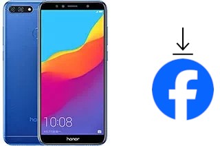 Comment installer Facebook sur un Honor 7A