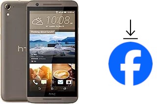 Comment installer Facebook sur un HTC One E9s dual sim