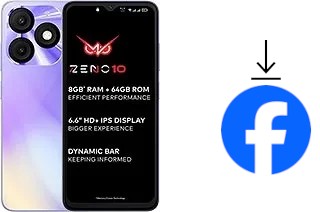 Comment installer Facebook sur un itel Zeno 10