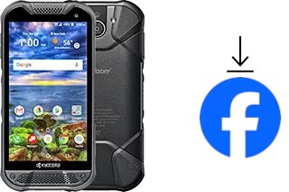 Comment installer Facebook sur un Kyocera DuraForce Pro 2