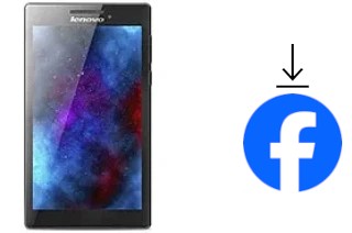 Comment installer Facebook sur un Lenovo Tab 2 A7-30