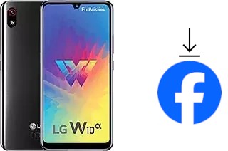 Comment installer Facebook sur un LG W10 Alpha