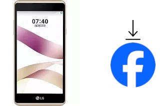 Comment installer Facebook sur un LG X Skin