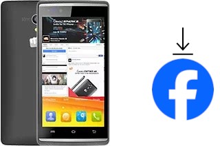 Comment installer Facebook sur un Micromax Canvas Fire 4G Q411