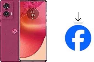 Comment installer Facebook sur un Motorola Edge 50 Fusion