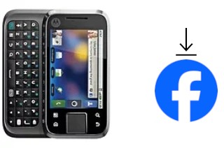 Comment installer Facebook sur un Motorola FLIPSIDE MB508