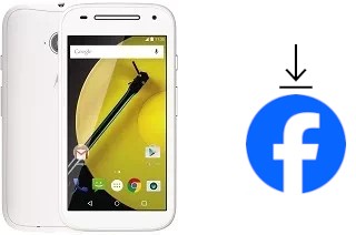 Comment installer Facebook sur un Motorola Moto E Dual SIM (2nd gen)