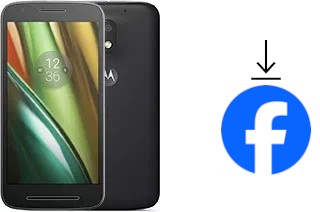 Comment installer Facebook sur un Motorola Moto E3 Power