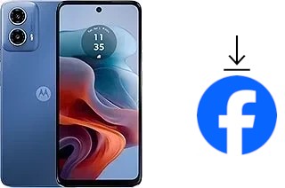 Comment installer Facebook sur un Motorola Moto G34