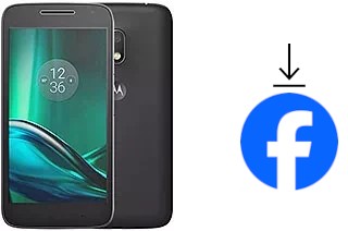 Comment installer Facebook sur un Motorola Moto G4 Play