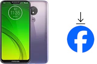 Comment installer Facebook sur un Motorola Moto G7 Power