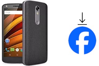 Comment installer Facebook sur un Motorola Moto X Force