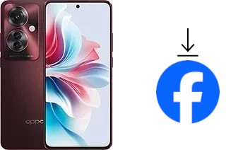 Comment installer Facebook sur un Oppo F25 Pro