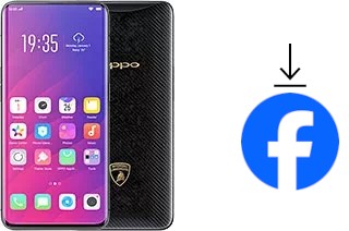 Comment installer Facebook sur un Oppo Find X Lamborghini Edition