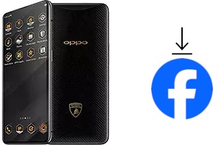 Comment installer Facebook sur un Oppo Find X Lamborghini