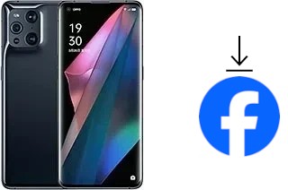 Comment installer Facebook sur un Oppo Find X3 Pro