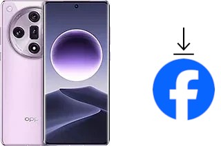 Comment installer Facebook sur un Oppo Find X7