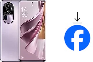 Comment installer Facebook sur un Oppo Reno10 Pro+