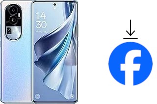 Comment installer Facebook sur un Oppo Reno10 Pro