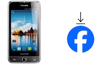 Comment installer Facebook sur un Philips W736