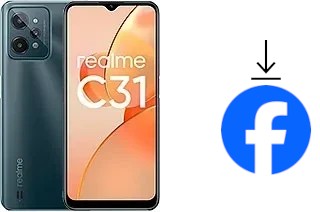 Comment installer Facebook sur un Realme C31