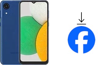 Comment installer Facebook sur un Samsung Galaxy A03 Core