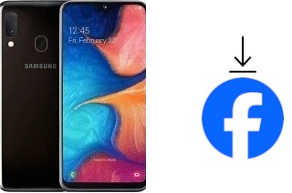 Comment installer Facebook sur un Samsung Galaxy A20e