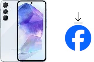 Comment installer Facebook sur un Samsung Galaxy A55