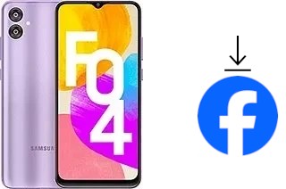 Comment installer Facebook sur un Samsung Galaxy F04