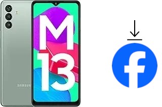 Comment installer Facebook sur un Samsung Galaxy M13 (India)