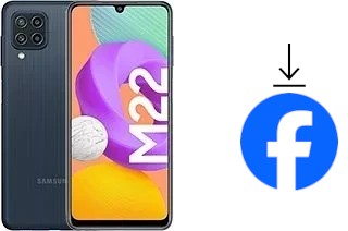 Comment installer Facebook sur un Samsung Galaxy M22