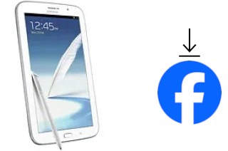 Comment installer Facebook sur un Samsung Galaxy Note 8.0 Wi-Fi