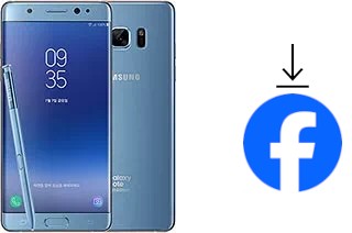 Comment installer Facebook sur un Samsung Galaxy Note FE