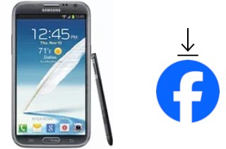 Comment installer Facebook sur un Samsung Galaxy Note II CDMA