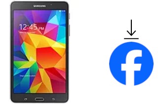 Comment installer Facebook sur un Samsung Galaxy Tab 4 7.0 LTE