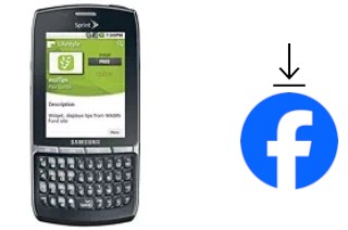 Comment installer Facebook sur un Samsung M580 Replenish