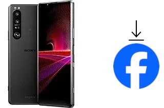 Comment installer Facebook sur un Sony Xperia 1 III