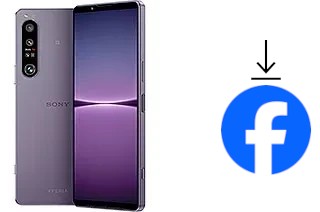 Comment installer Facebook sur un Sony Xperia 1 IV