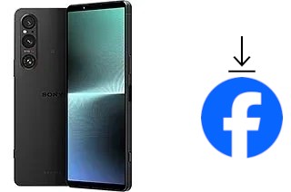 Comment installer Facebook sur un Sony Xperia 1 V