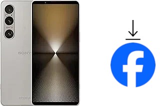 Comment installer Facebook sur un Sony Xperia 1 VI