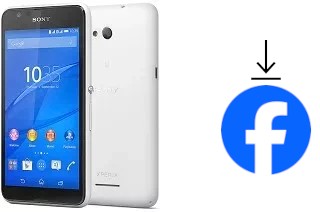 Comment installer Facebook sur un Sony Xperia E4g Dual