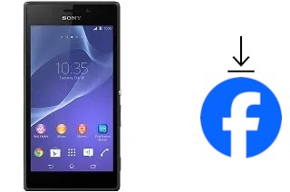 Comment installer Facebook sur un Sony Xperia M2 Aqua