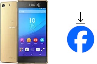 Comment installer Facebook sur un Sony Xperia M5 Dual