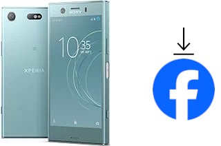 Comment installer Facebook sur un Sony Xperia XZ1 Compact