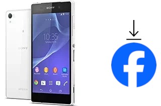 Comment installer Facebook sur un Sony Xperia Z2