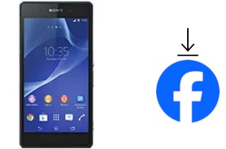 Comment installer Facebook sur un Sony Xperia Z2a